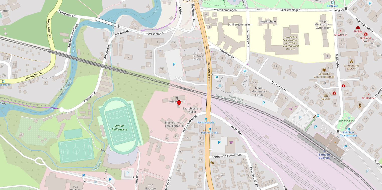 Karte Standort - Anfahrt